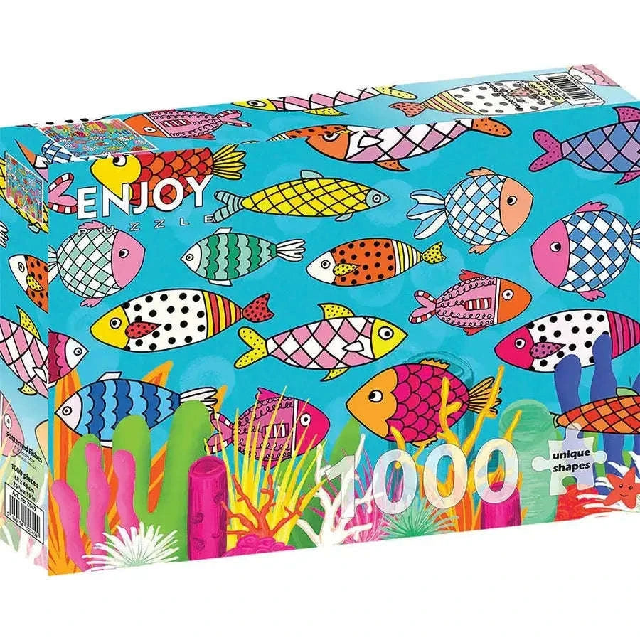 Patterned Fishes 1000 Piece Jigsaw Puzzle Enjoy CLOUDANIMESTUDIO