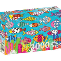 Patterned Fishes 1000 Piece Jigsaw Puzzle Enjoy CLOUDANIMESTUDIO