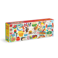 Picnic Party 1000 Piece Panoramic Jigsaw Puzzle Mudpuppy