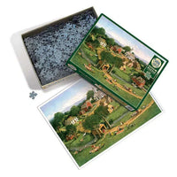 Picnic by the Bridge 1000 Piece Jigsaw Puzzle Cobble Hill CLOUDANIMESTUDIO