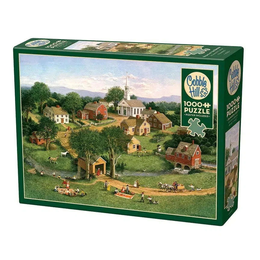 Picnic by the Bridge 1000 Piece Jigsaw Puzzle Cobble Hill CLOUDANIMESTUDIO