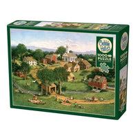 Picnic by the Bridge 1000 Piece Jigsaw Puzzle Cobble Hill CLOUDANIMESTUDIO
