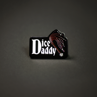 Enamel Gamer Pin: Dice Daddy