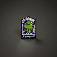 Enamel Gamer Pin: Frogue