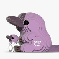 Platypus 3D Cardboard Model Kit Eugy CLOUDANIMESTUDIO