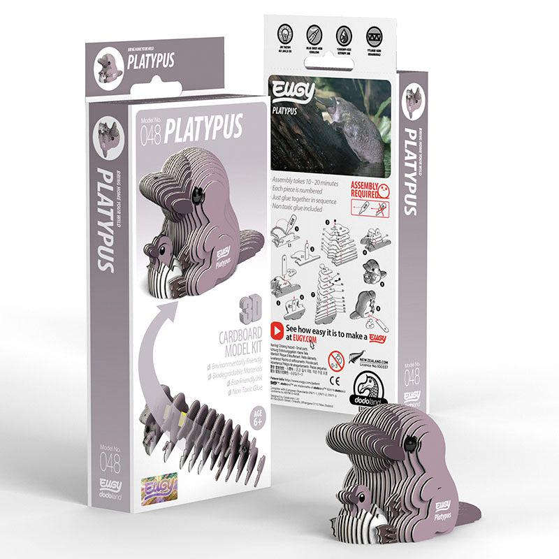 Platypus 3D Cardboard Model Kit Eugy CLOUDANIMESTUDIO