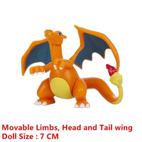 Pokemon Anime Figures Pikachu Mewtwo Charmander Blastoise Gurado Pet Action Model Toy Gifts 4-13 CM - CLOUDANIMESTUDIO
