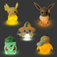 Pokemon Night Light Anime Dolls, Pikachu Eevee Jirachi Bulbasaur Psyduck Bedroom Bedside LED Lights Room Decor Kids Toys - CloudAnimeStudio