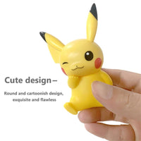 Pokemon Night Light Anime Dolls, Pikachu Eevee Jirachi Bulbasaur Psyduck Bedroom Bedside LED Lights Room Decor Kids Toys - CloudAnimeStudio