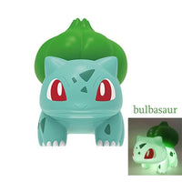 Pokemon Night Light Anime Dolls, Pikachu Eevee Jirachi Bulbasaur Psyduck Bedroom Bedside LED Lights Room Decor Kids Toys - CloudAnimeStudio