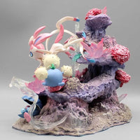 Pokemon Sylveon Anime Figures, Eevee Island Action Figurines PVC Statue Desk Decor 20 cm - CloudAnimeStudio