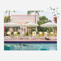 Pool Day Palm Beach 1000 Piece Jigsaw Puzzle Galison CLOUDANIMESTUDIO