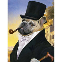 Posh Pug 500 Piece Jigsaw Puzzle NYPC CLOUDANIMESTUDIO