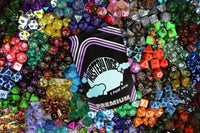 Premium Mystery Dice - A Full Set of Dice Plus Pin and Sticker CLOUDANIMESTUDIO