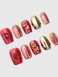 Pretty Guardian press on nails