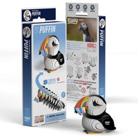 Puffin 3D Cardboard Model Kit Eugy CLOUDANIMESTUDIO