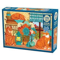 Pumpkin Patch Cats 500 Piece Jigsaw Puzzle Cobble Hill CLOUDANIMESTUDIO