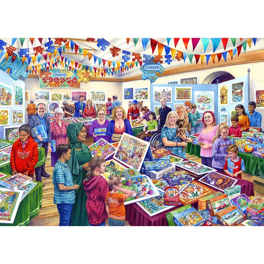 Puzzle Festival 1000 Piece Jigsaw Puzzle Gibsons