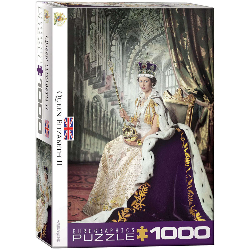 Queen Elizabeth II 1000 Piece Jigsaw Puzzle Eurographics CLOUDANIMESTUDIO