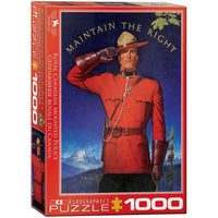 RCMP Maintain the Right 1000 Piece Jigsaw Puzzle Eurographics CLOUDANIMESTUDIO