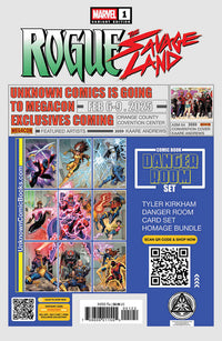 [Signed by Nathan Szerdy] Rogue: The Savage Land #1 Unknown Comics Nathan Szerdy Exclusive Virgin Var (06/2025) CLOUDANIMESTUDIO