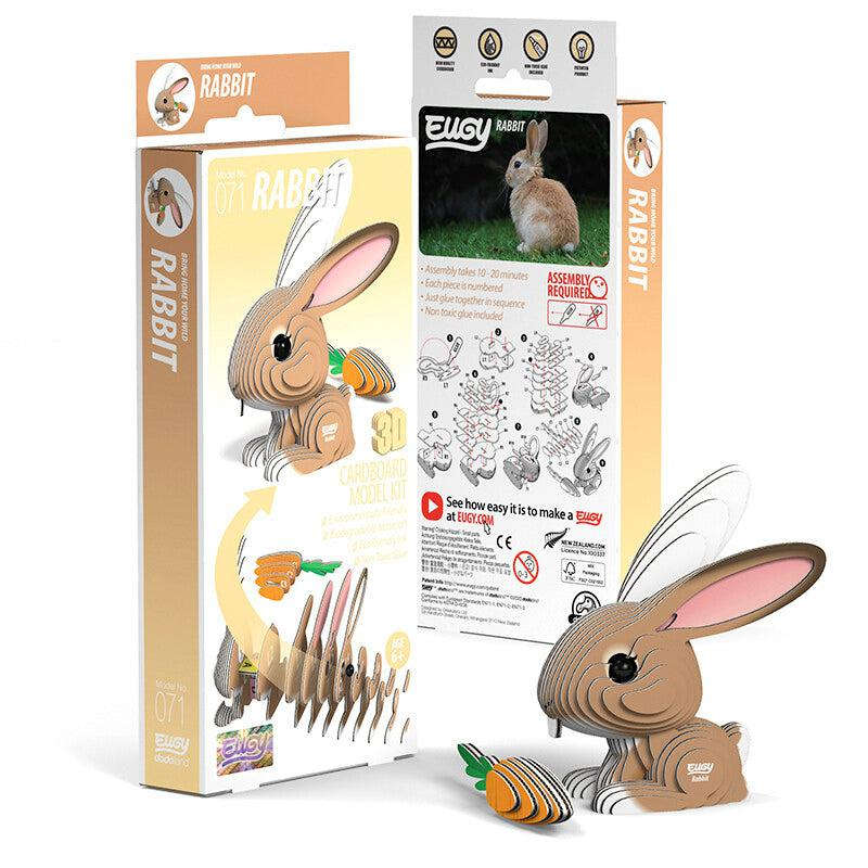 Rabbit 3D Cardboard Model Kit Eugy CLOUDANIMESTUDIO