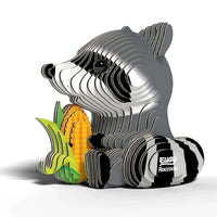 Raccoon 3D Cardboard Model Kit Eugy CLOUDANIMESTUDIO