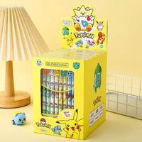 Radom 1 PCS, 6 PCS, or 12 PCS Pokemon Gel Pen Set, Anime Pikachu Erasable Writing Signature Pen, School Student Learning Supplies Stationery for Children - CloudAnimeStudio