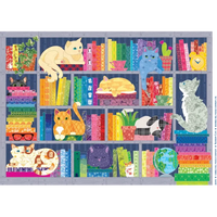 Rainbow Cats 500 Piece Jigsaw Puzzle Cobble Hill