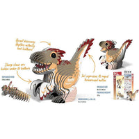 Raptor 3D Cardboard Model Kit Eugy CLOUDANIMESTUDIO