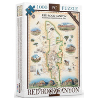 Red Rock Canyon 1000 Piece Jigsaw Puzzle Xplorer Maps CLOUDANIMESTUDIO