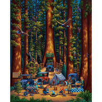 Redwood National Park 210 Piece Jigsaw Puzzle Dowdle CLOUDANIMESTUDIO