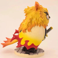 Rengoku Kyoujurou Anime Figure Demon Slayer Action Figurines Chibi Owl PVC Toy 10 CM - CLOUDANIMESTUDIO