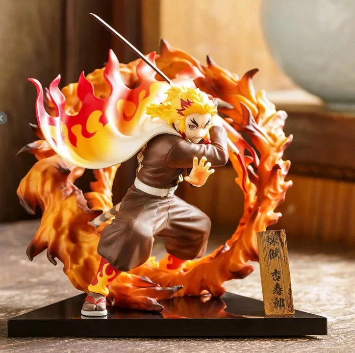 Rengoku Kyoujurou Anime Figure Demon Slayer Action Figurines PVC Statue Collectible Toy 20 CM - CLOUDANIMESTUDIO
