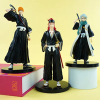 Renji, Toshiro, Ichigo Anime Figurine 3 PCS Set, BLEACH Action Figurines PVC Statues 14-18 CM - CloudAnimeStudio