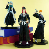 Renji, Toshiro, Ichigo Anime Figurine 3 PCS Set, BLEACH Action Figurines PVC Statues 14-18 CM - CloudAnimeStudio
