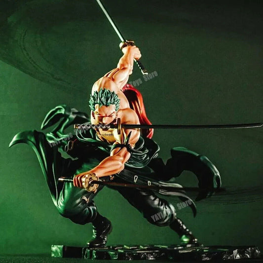 Roronoa Zoro One Piece Figure, Anime Figurines King of Hell Wano Onigashima Santoryu Ogi - CloudAnimeStudio