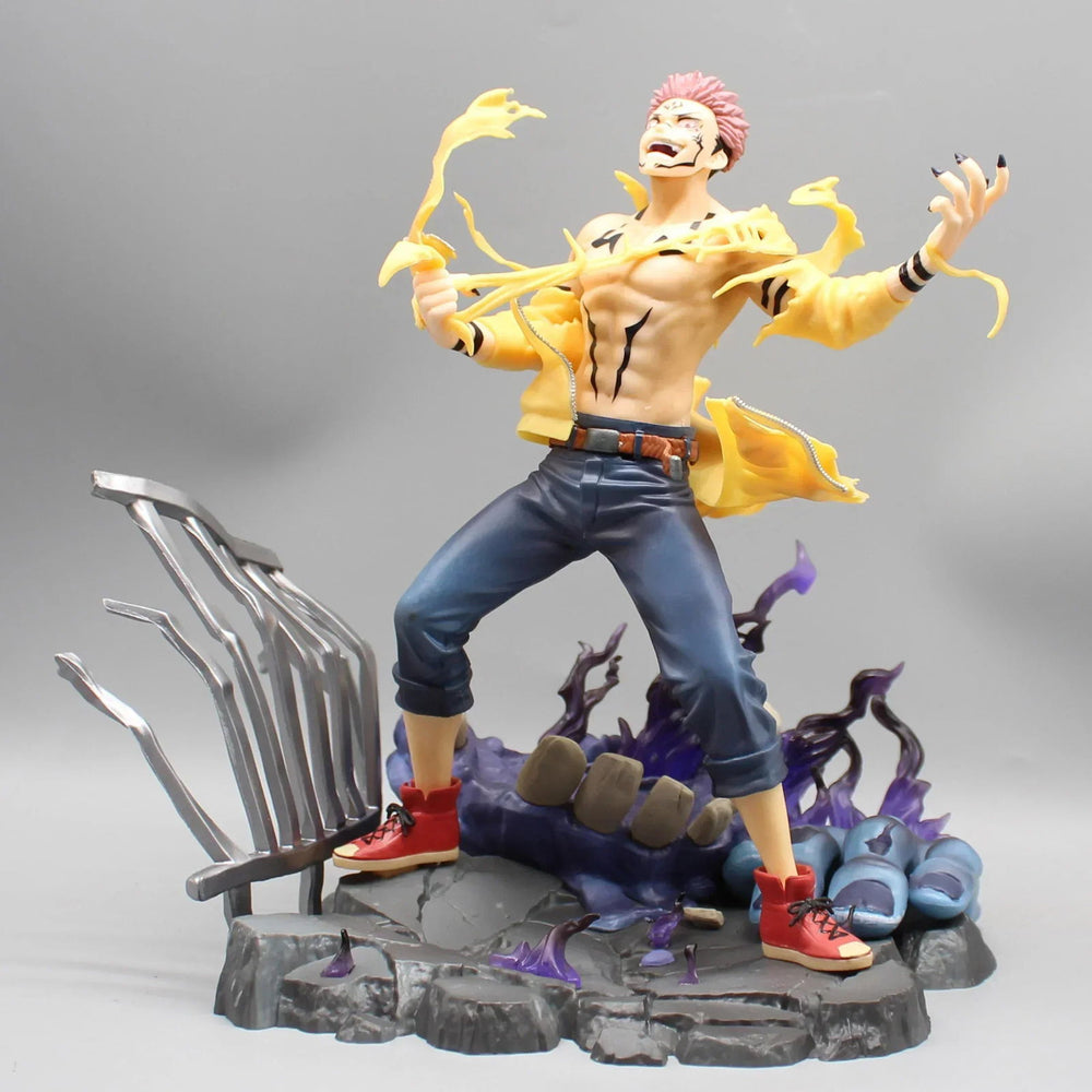 Ryomen Sukuna Anime Figure, Jujutsu Kaisen JJK Action Figurines Statue Collection 25 cm - CloudAnimeStudio