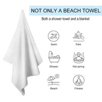 Kawaii Unicorn Dreams Beach Towel CLOUDANIMESTUDIO