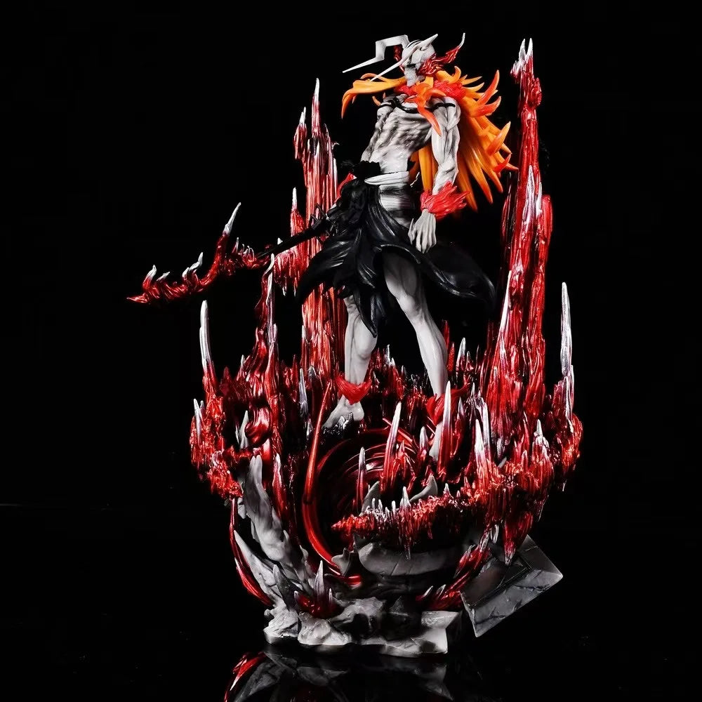 Kurosaki Ichigo and Ulquiorra Cifer Anime Figures, Bleach Espada Vasto Lorde Hallow Figurines