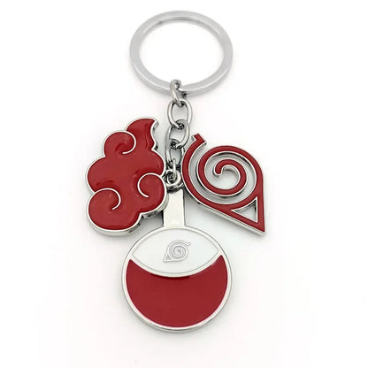 Naruto Shippuden Keychains Toy Kunai Shuriken Konoha Anime Key Chains Accessories Gift