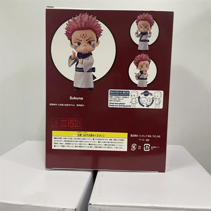 Cute Jujutsu Kaisen Ryomen Sukuna and Itadori Yuji Figurines, Chibi Kawaii Anime Action Figures Model Collector Toys 10cm