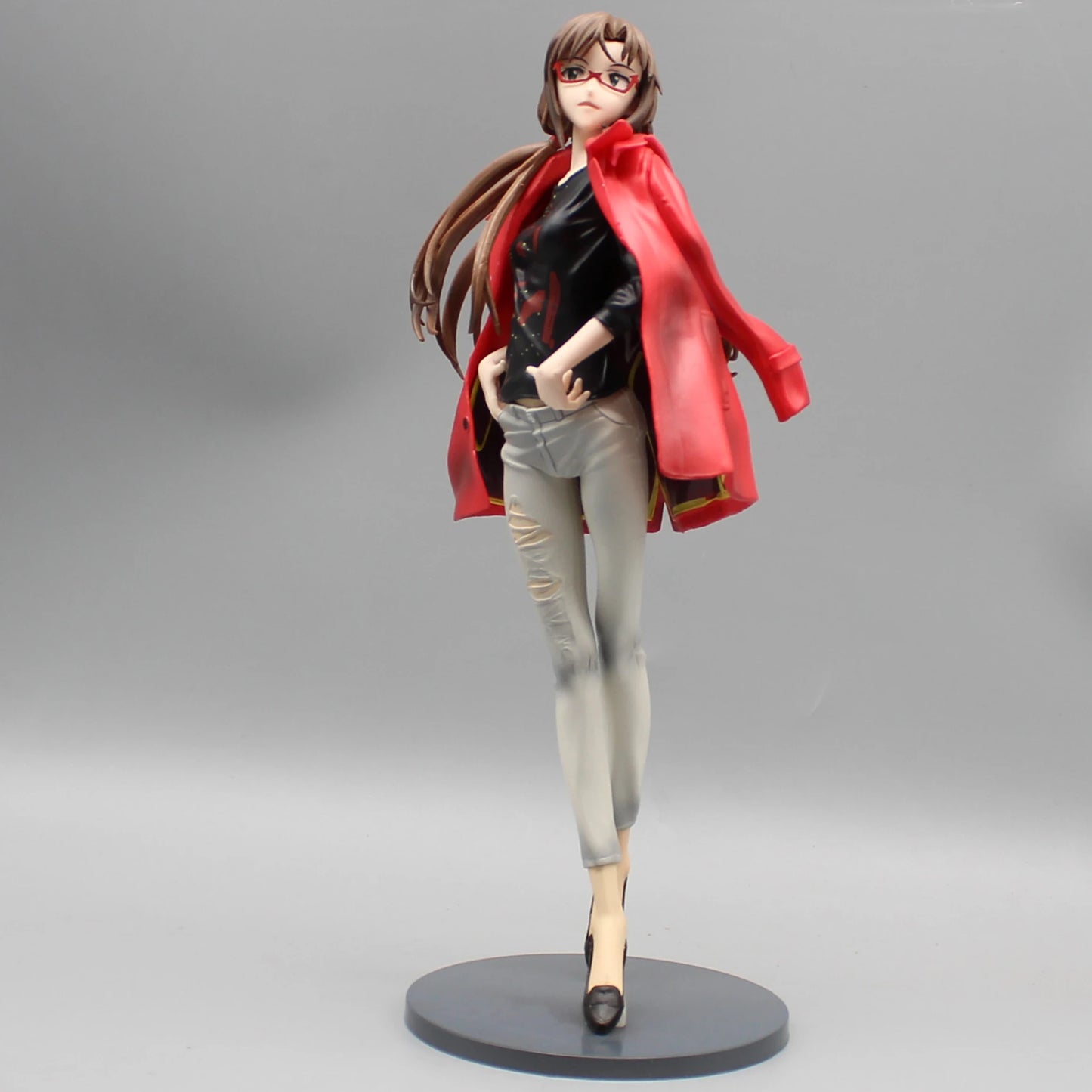 Mari Illustrious Makinami Anime Figure, EVANGELION Action Figurines Fashion Dress Up 25 CM