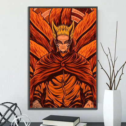 Naruto Shippuden Hot Japanese Self-adhesive Poster, Anime Wallpaper Sasuke Kakashi Itachi Madara and More Wall Art Wall Decors