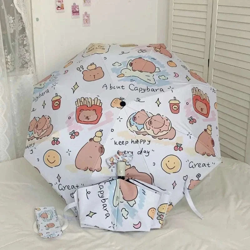 Kawaii Capybara Umbrella CLOUDANIMESTUDIO