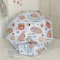 Kawaii Capybara Umbrella CLOUDANIMESTUDIO