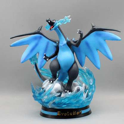 Pokemon Evolution LED Anime Figures, PVC Statue Model Toy Collections 20-35cm