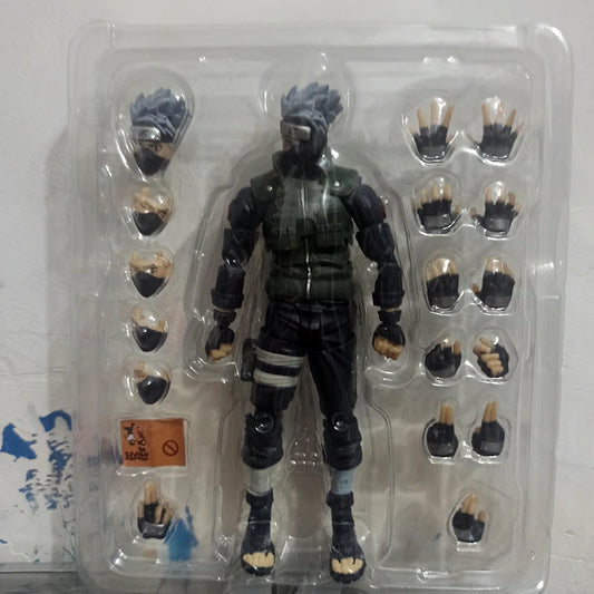Hatake Kakashi Anime Figure, Naruto Shippuden Action Figurines SHFiguart The Hero of Sharingan 16 CM