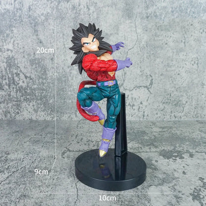 SSJ4 Gogeta, Vegeta, & Goku Anime Figurines - Dragon Ball GT Super Saiyan Action PVC Figurines