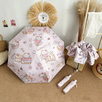 Kawaii Kitty Treats Sun Proof Umbrella
